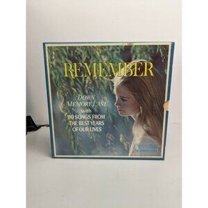 Readers Digest Remember Down Memory Lane LP Box Set 9 Records RDA 117-A 1972